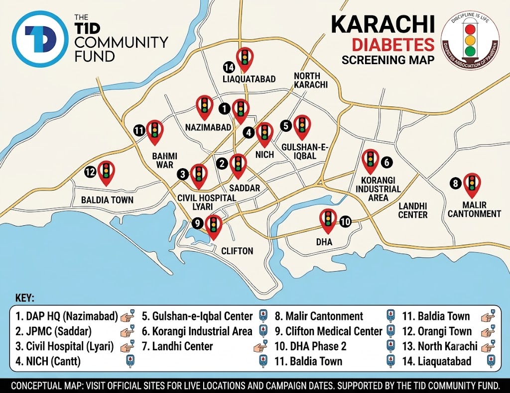 Screening Camps Across Sindh